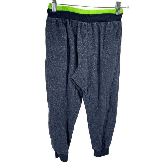 Puma Boys Jogger Sweatpants Pull On Active Pocket Blue Green Size Medium 10/12 - Picture 11 of 12